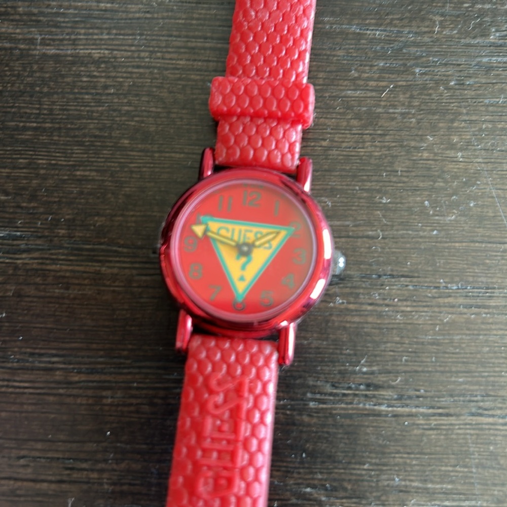 Vintage Red Guess Watch